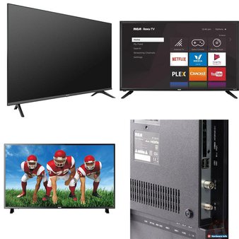1 Pallet – 17 Pcs – TVs – Tested Not Working (Cracked Display) – RCA, TCL, HISENSE, onn.