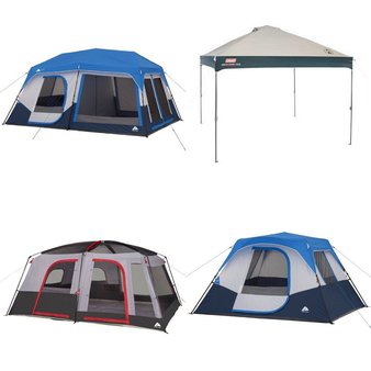 Pallet – 18 Pcs – Camping & Hiking – Customer Returns – Ozark Trail, Coleman, Ozark