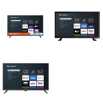 1 Pallet – 39 Pcs – Refurbished TVs – LED & LCD – Walmart