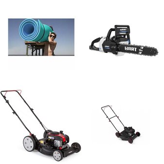 CLEARANCE! Pallet – 6 Pcs – Hedge Clippers & Chainsaws, Pools & Water Fun, Mowers – Customer Returns – Hart, Floatation IQ, Hyper Tough, Black Max