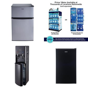 Pallet – 10 Pcs – Bar Refrigerators & Water Coolers, Refrigerators – Customer Returns – Galanz, Primo, Primo International, Great Value