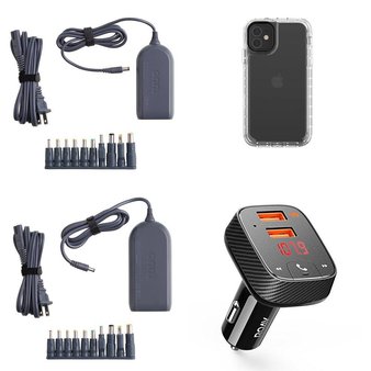 Pallet – 233 Pcs – Other, Power Adapters & Chargers, Keyboards & Mice, Over Ear Headphones – Customer Returns – Onn, onn., Anker, Apple