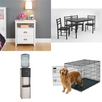 Pallet – 13 Pcs – General Merchandise – Customer Returns – Mainstays, HomeTrends, Prepac Manufacturing, Petmate