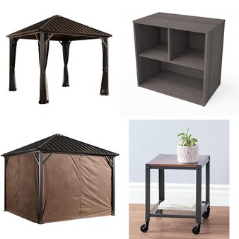 Pallet – 6 Pcs – General Merchandise – Customer Returns – Sojag, HomeTrends, ShelterLogic, Bestar