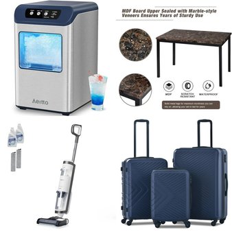 Pallet – 17 Pcs – Unsorted, Bedroom, Luggage, Vacuums – Customer Returns – Travelhouse, Ktaxon, Aeitto, Syngar
