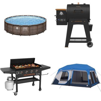 6 Pallets – 49 Pcs – Camping & Hiking, Mowers, Patio, Refrigerators – Untested Customer Returns – Walmart