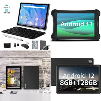Pallet – 309 Pcs – Tablets – Customer Returns (Plug and Play Tested) – Baken, iFanze, SGIN, Sannuo
