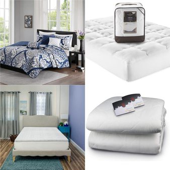 Pallet – 21 Pcs – Sheets, Covers and Toppers – Mixed Conditions – Private Label Home Goods, HOME EXPRESSIONS, SensorPEDIC, Comfort Classics