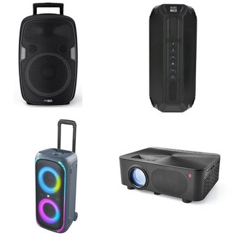 Pallet – 56 Pcs – DVD & Blu-ray Players, Powered, Accessories, Portable Speakers – Customer Returns – Onn, Singing Machine, Govee, Altec Lansing