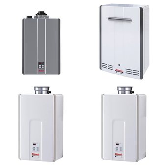 Pallet – 16 Pcs – Gas, Accessories, Heaters, Electric – Customer Returns – Rinnai, Panasonic, Rinnai America, TOTO USA