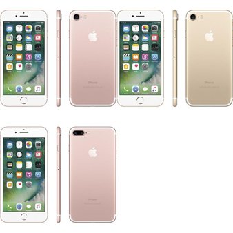 10 Pcs – Apple iPhone 7 – Refurbished (GRADE A – Locked) – Models: MNC22LL/A, MN5K2LL/A, MN9Q2LL/A