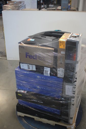 1 Pallets – 19 Pcs – Monitors – Damaged / Missing Parts / Tested NOT WORKING – Samsung, onn., MSI, LG