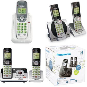 81 Pcs – Cordless Home Phones – Refurbished (GRADE C) – VTECH, Panasonic, AT&T