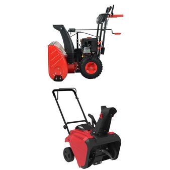 Pallet – 2 Pcs – Snow Removal, Leaf Blowers & Vaccums – Customer Returns – PowerSmart