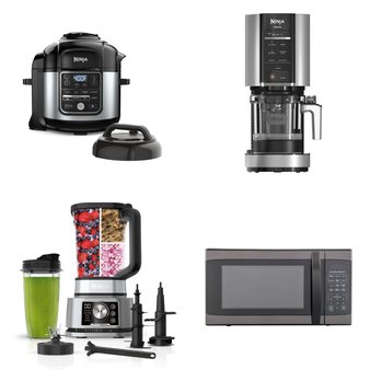Pallet – 28 Pcs – Food Processors, Blenders, Mixers & Ice Cream Makers, Microwaves, Slow Cookers, Roasters, Rice Cookers & Steamers – Open Box Customer Returns – Ninja, BLACK & DECKER, Hamilton Beach, Galanz