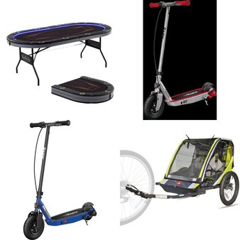 Pallet – 12 Pcs – Powered, Vehicles, Trains & RC, Unsorted, Game Room – Customer Returns – Razor, New Bright, Razor Power Core, Barrington