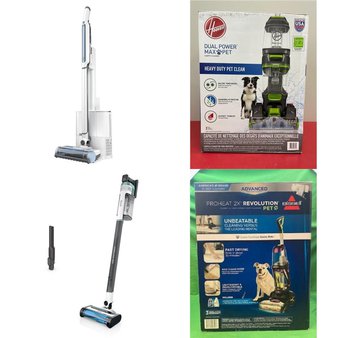 Pallet – 19 Pcs – Vacuums – Damaged / Missing Parts / Tested NOT WORKING – Shark, Hoover, Bissell, Instant Pot