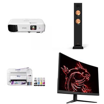 Pallet – 27 Pcs – Vacuums, Speakers, Monitors, Home Theatre In a Box – Customer Returns – onn., Samsung, Hoover, Klipsch