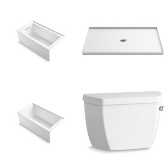 Flash Sale! Pallet – 5 Pcs – Kitchen & Bath Fixtures, Hardware – Customer Returns – Kohler