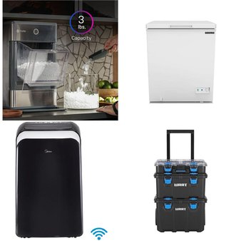 CLEARANCE! Pallet – 77 Pcs – Fans, Laundry, Food Processors, Blenders, Mixers & Ice Cream Makers, Freezers – Overstock – O2COOL, Hamilton Beach, Rise By Dash