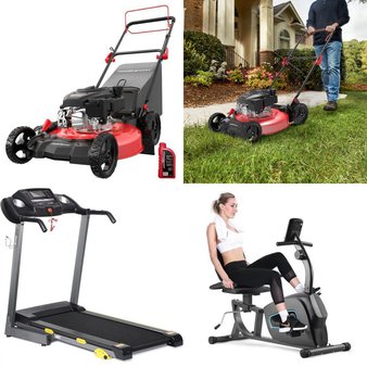 Pallet – 8 Pcs – Exercise & Fitness, Mowers, Luggage, Unsorted – Customer Returns – MaxKare, PowerSmart, Keytang, Naipo