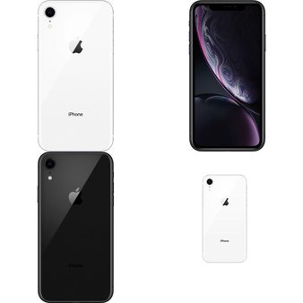 5 Pcs – Apple iPhone XR – Refurbished (GRADE A – Unlocked) – Models: MRYT2LL/A, MRYR2LL/A, MRYY2LL/A, 3D830LL/A