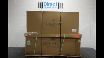 3 Pallets – 13 Pcs – Kitchen & Bath Fixtures, Hardware – Open Box Like New – Signature Hardware