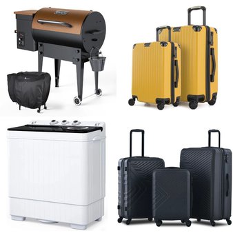 CLEARANCE! Pallet – 16 Pcs – Luggage, Laundry, Food Processors, Blenders, Mixers & Ice Cream Makers, Grills & Outdoor Cooking – Customer Returns – Travelhouse, Ginza Travel, Sunbee, UBesGoo