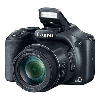 6 Pcs – Canon SX530 HS PowerShot 16MP CMOS Sensor Camera Bundle – New – Retail Ready