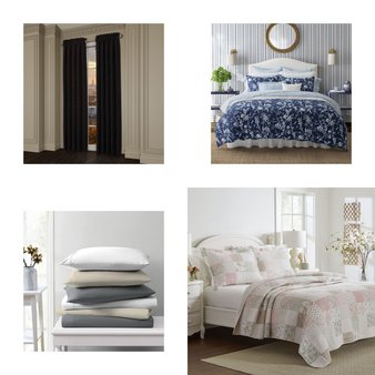 3 Pallets – 674 Pcs – Curtains & Window Coverings, Rugs & Mats, Decor, Bath – Like New or New Customer Returns – JC Penney