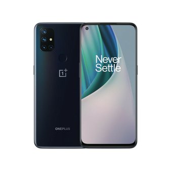 OnePlus BE2028 Nord N10 5G 128GB 6GB RAM Unlocked Android Smartphone – Black – Certified Refurbished