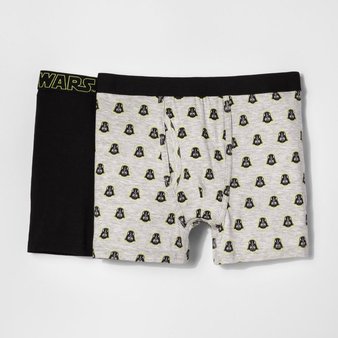100 Pcs – Star Wars Mens Dark Vader Boxer Briefs 2pk,M – New – Retail Ready
