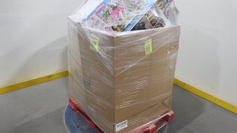 1 Pallets – 42 Pcs – New Boardgames, Puzzles & Building Blocks, Dolls – New and New Damaged Box – Walmart