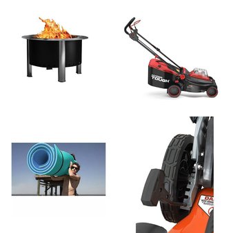 CLEARANCE! Pallet – 4 Pcs – Mowers, Fireplaces, Pools & Water Fun – Customer Returns – Mm, YardMax, Hyper Tough, Floatation IQ