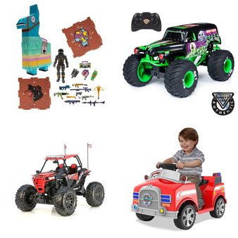 Pallet – 36 Pcs – Vehicles, Vehicles, Trains & RC, Action Figures – Customer Returns – FORTNITE, New Bright, Huffy, Peppa Pig