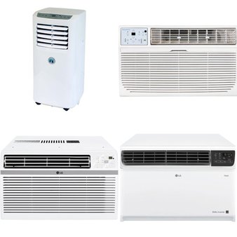 3 Pallets – 35 Pcs – Air Conditioners – Mixed Conditions – LG, Keystone, JHS, Honeywell