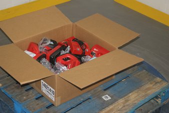 Box – 52 Pcs – Tool Accessories, Batteries – Untested Customer Returns – Milwaukee, Builders World Wholesale Distribution