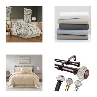 3 Pallets – 521 Pcs – Curtains & Window Coverings, Rugs & Mats, Sheets, Pillowcases & Bed Skirts, Bath – Like New or New Customer Returns – JC Penney