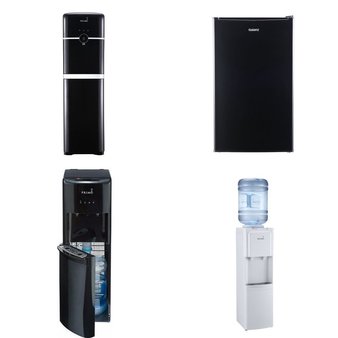 Pallet – 8 Pcs – Bar Refrigerators & Water Coolers, Freezers, Refrigerators – Customer Returns – Primo Water, HISENSE, Galanz