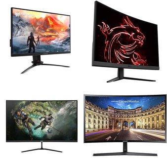Pallet – 22 Pcs – Monitors – Damaged / Missing Parts / Tested NOT WORKING – Samsung, ACER, MSI, LG