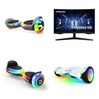 Pallet – 50 Pcs – Powered, Monitors – Damaged / Missing Parts / Tested NOT WORKING – Jetson, Hover-1, Samsung, LG
