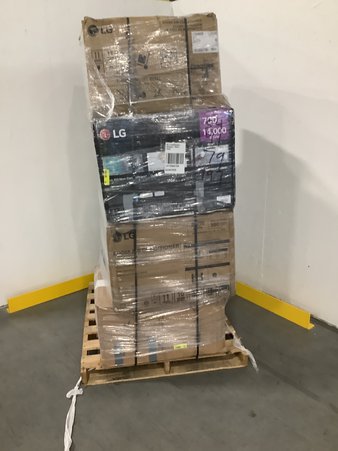 6 Pallets – 61 Pcs – Air Conditioners, Humidifiers / De-Humidifiers, Fireplaces – Untested Customer Returns – Major Retailer