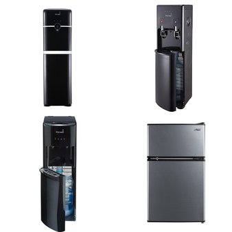 CLEARANCE! Pallet – 7 Pcs – Bar Refrigerators & Water Coolers, Refrigerators, Heaters – Customer Returns – Primo Water, Great Value, Primo, Mr. Heater