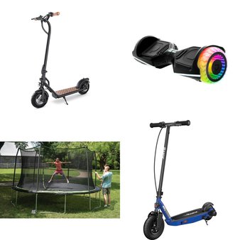 Pallet – 8 Pcs – Powered, Trampolines – Customer Returns – Razor, Jetson, JumpKing, Sportspower