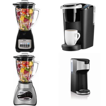 3 Pallets – 214 Pcs – Food Processors, Blenders, Mixers & Ice Cream Makers, Single Cup Brewers, Toasters & Ovens – Customer Returns – Oster, Mainstays, Keurig, Farberware