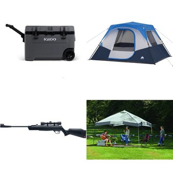Pallet – 16 Pcs – Camping & Hiking, Patio, Firearms – Customer Returns – Ozark Trail, Igloo, Ruger, Better Homes & Gardens