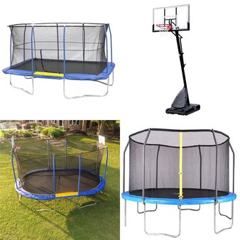 Pallet – 4 Pcs – Outdoor Sports – Damaged / Missing Parts / Tested NOT WORKING – JumpKing, AirZone, Spalding