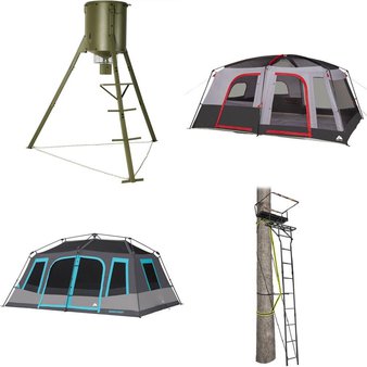 Pallet – 10 Pcs – Camping & Hiking, Hunting – Customer Returns – Ozark Trail, Hunter’s Pointe, Realtree