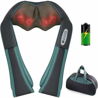 AMAZON CLEARANCE! Pallet – 75 Pcs – NAIPO MGS-N12CS2 Shiatsu Neck Shoulder Massager Cordless Back Massager – Brand New – Retail Ready