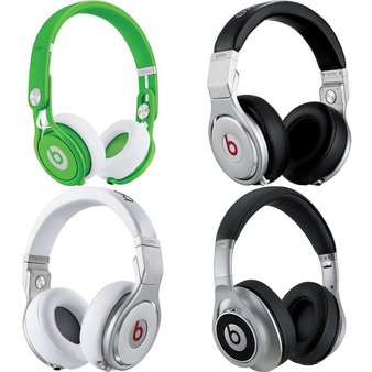 26 Pcs – Brand New Beats by Dre Over Ear Headphones – Models: MH6P2AM/A, MHC92AM/A, MH6Q2AM/A, MH882AM/A